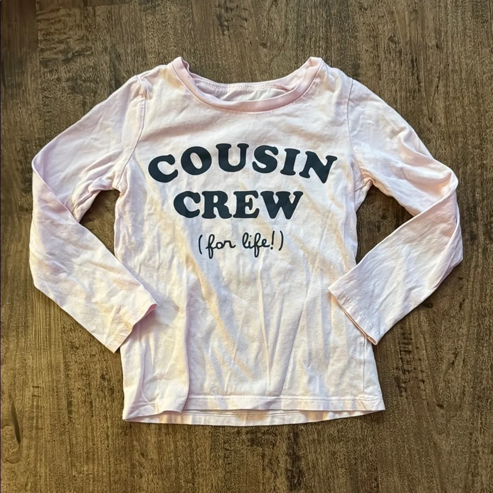 Pink Long Sleeve Kids Shirt size 5